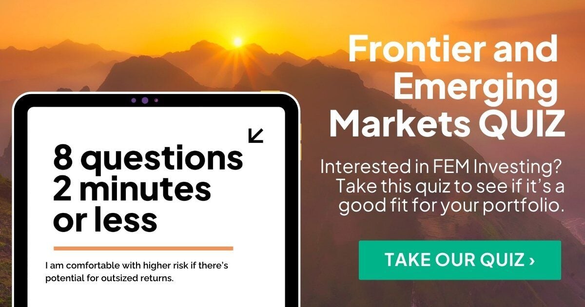 Frontier and Emerging Markets Quiz